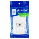 PA-TV-IB | Placa armada con conexión para TV, blanco, línea Italiana