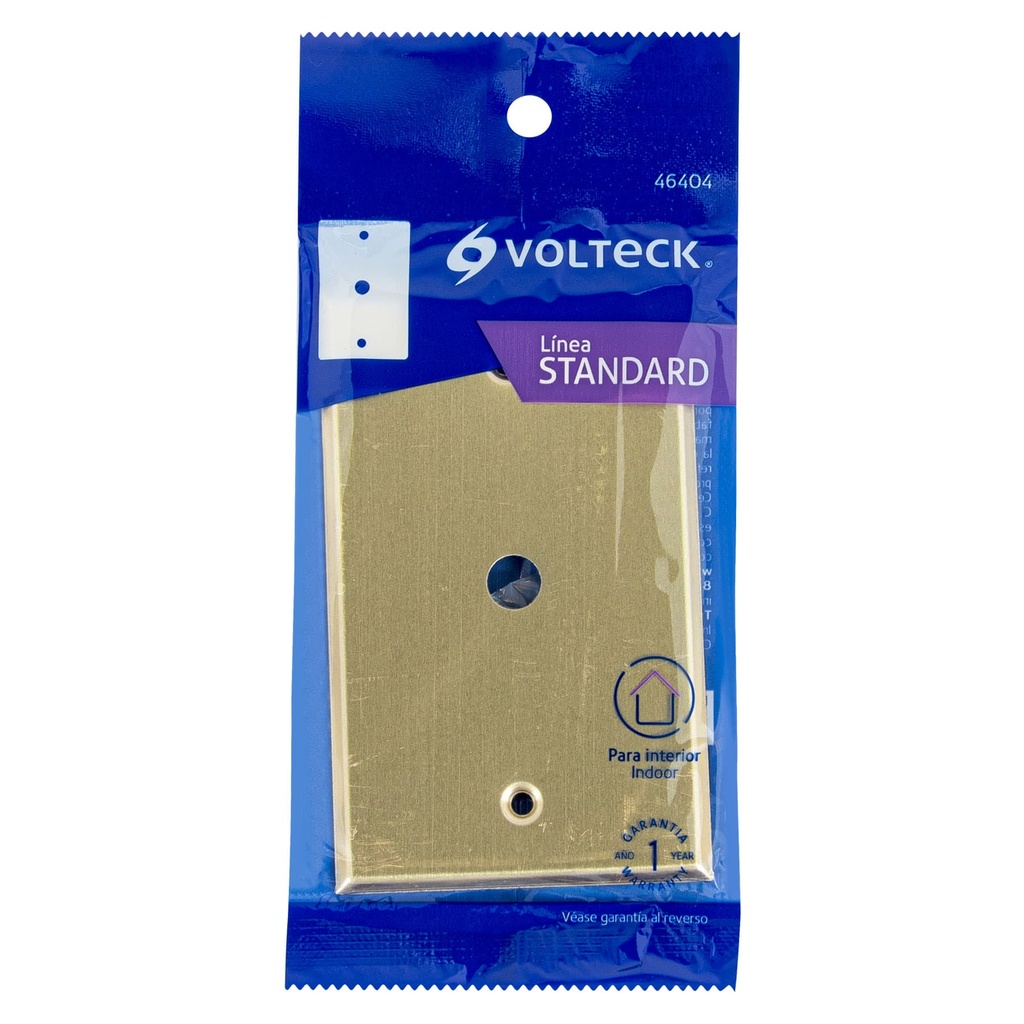 PAAN-S | Placa pasacable de aluminio, línea Standard, Volteck