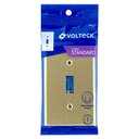 PAAP-S | Placa para interruptor vertical, de aluminio, línea Standard