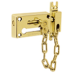 PACA-1 | Pasador con cadena para puerta, acabado latón, Hermex