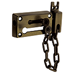 PACA-2 | Pasador con cadena para puerta, acabado latón antiguo