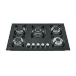 PAE-755GV | Parrilla de gas empotrable 5 quemadores, vidrio, Foset