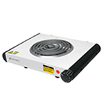 PAEL-1C | Parrilla eléctrica de resistencia, blanca, Volteck