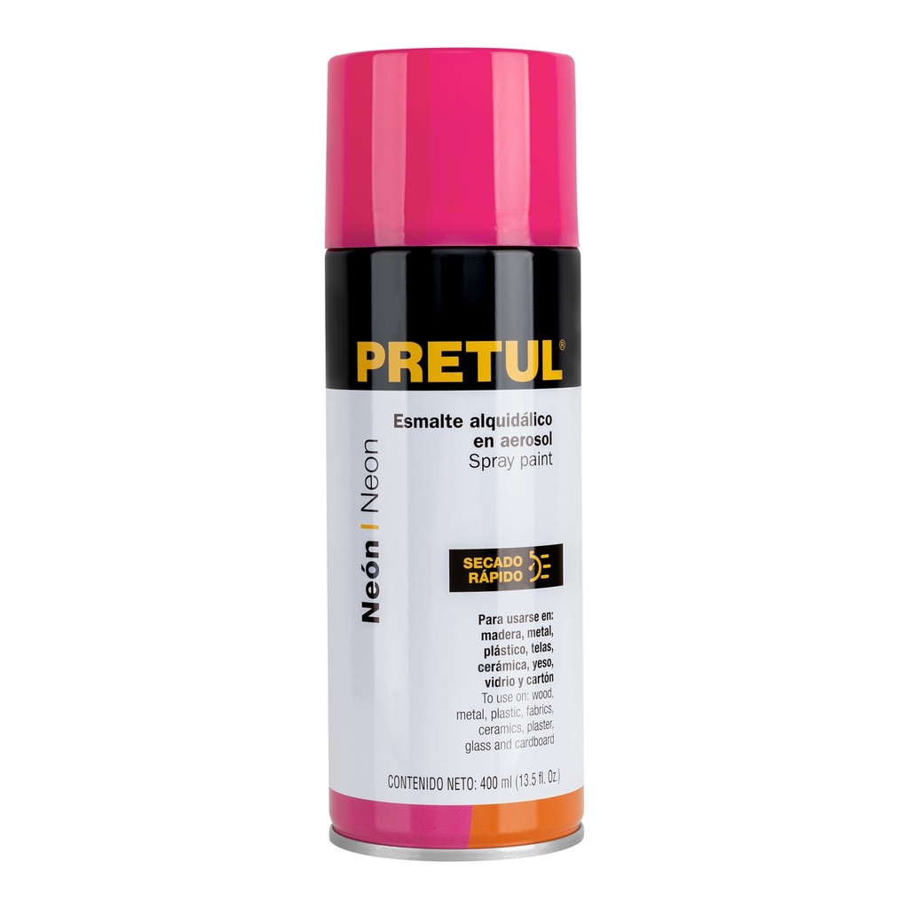 PAF-RS-P | Pintura en aerosol, rosa neón, 400 ml, Pretul