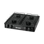 PAGA-4N | Parrilla de gas de sobreponer 4 quemadores, negra, Foset