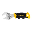 PECO-5P | Llave ajustable (perico corto) 5' cromada con grip, Pretul