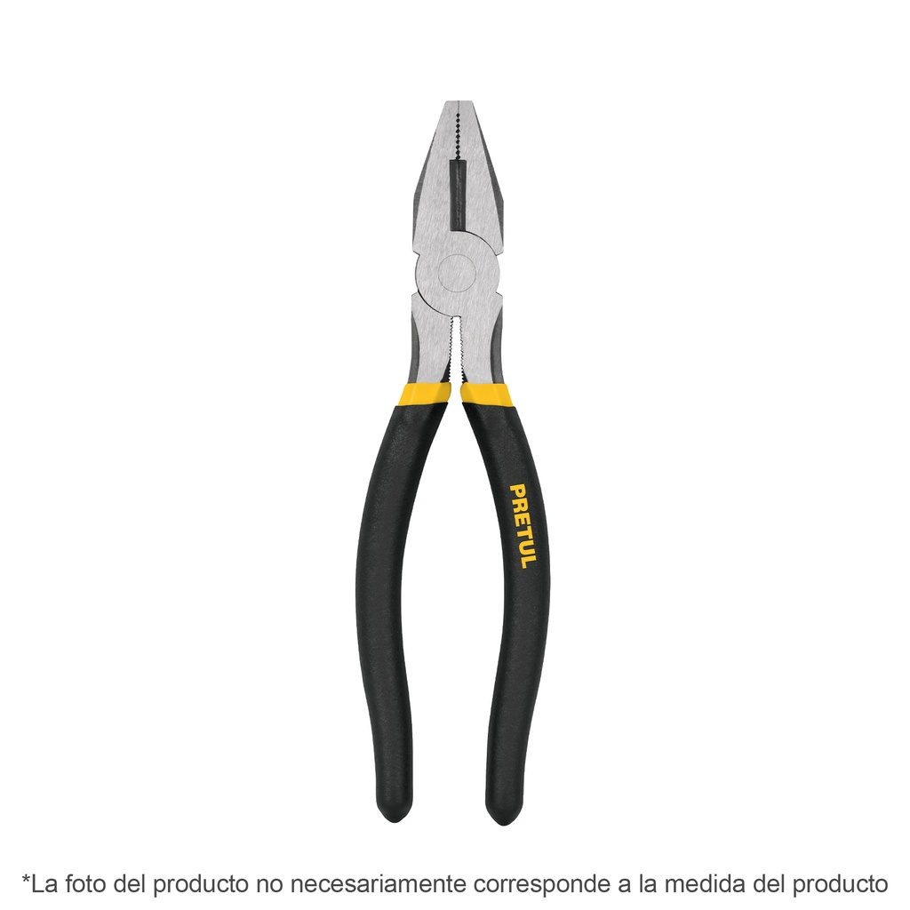 PEL-7P | Pinza para electricista 7' mango de vinil, Pretul