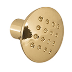 PER-012 | Perilla metálica estilo 'Contempo', latón brillante, Hermex