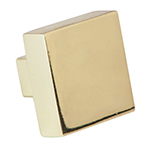 PER-092 | Perilla metálica estilo 'Andamio' acabado latón brillante