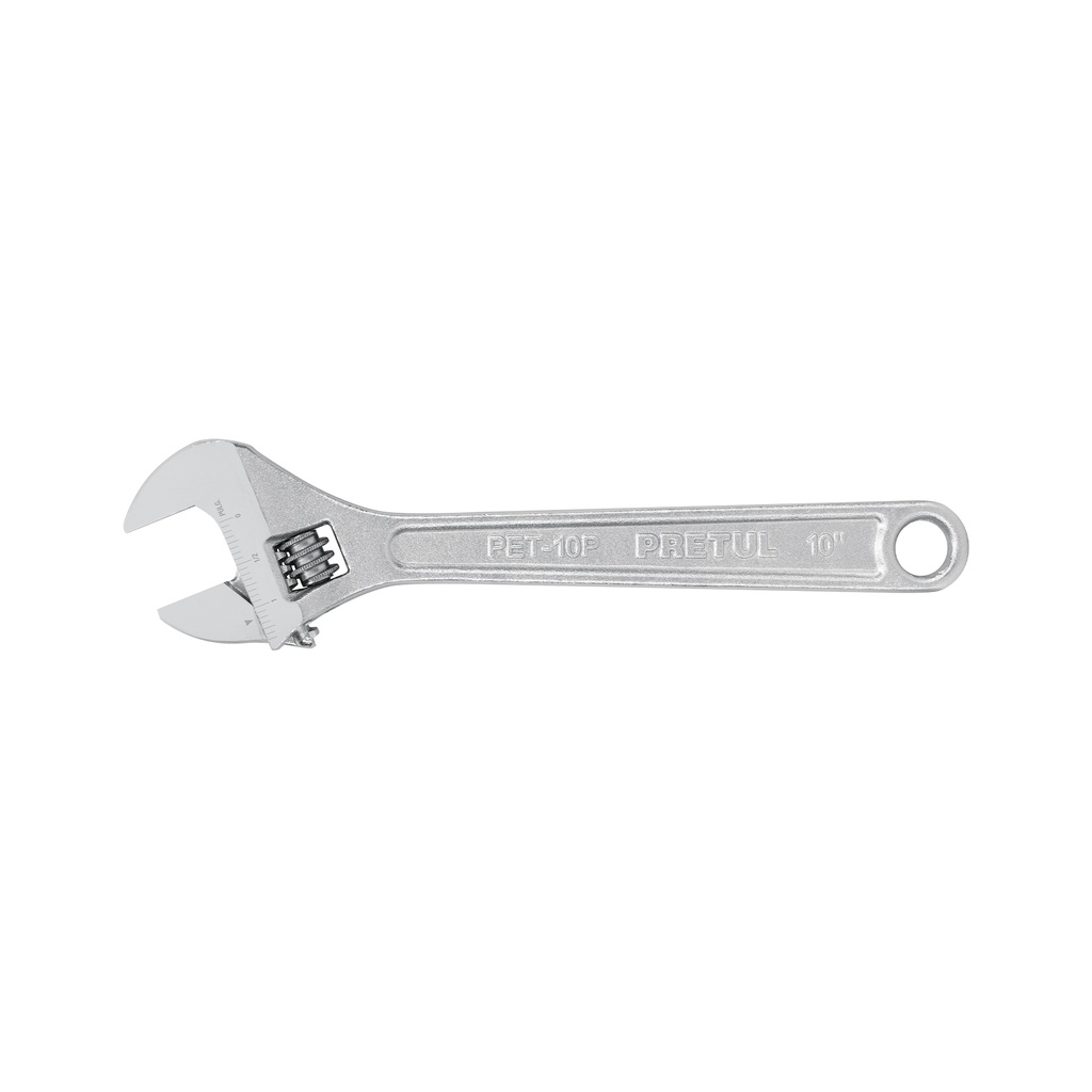 PET-10P | Llave ajustable (perico) 10' cromada, Pretul