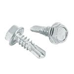 PIBR-3/4 | Bolsa con 100 pijas 3/4' cabeza hexagonal, punta de broca