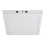 PLA-212L | Luminario LED cuadrado tipo plafón 18 W, blanco, luz de día