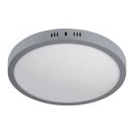 PLA-217L | Luminario gris de LED 24 W redondo tipo plafón luz de día