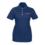 POL-AD-G | Playera polo azul, para dama, talla G, Truper