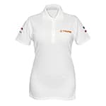 POL-BD-M | Playera polo blanca, para dama, talla M, Truper
