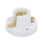 POPO-10 | Portalámpara de porcelana para candil, Volteck