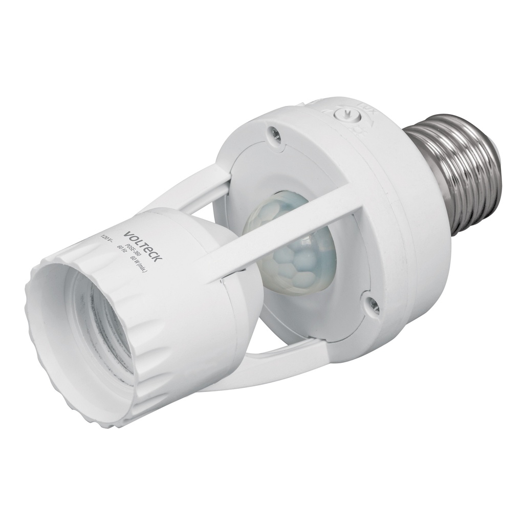 POSE-360 | Portalámpara con sensor de movimiento 360°, Volteck