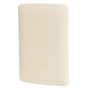 PPC-I | Placa de ABS ciega, línea Italiana, color marfil, Volteck