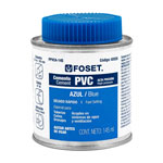 PPVCA-145 | Cemento azul para PVC en bote de 145 ml, alta presión, Foset