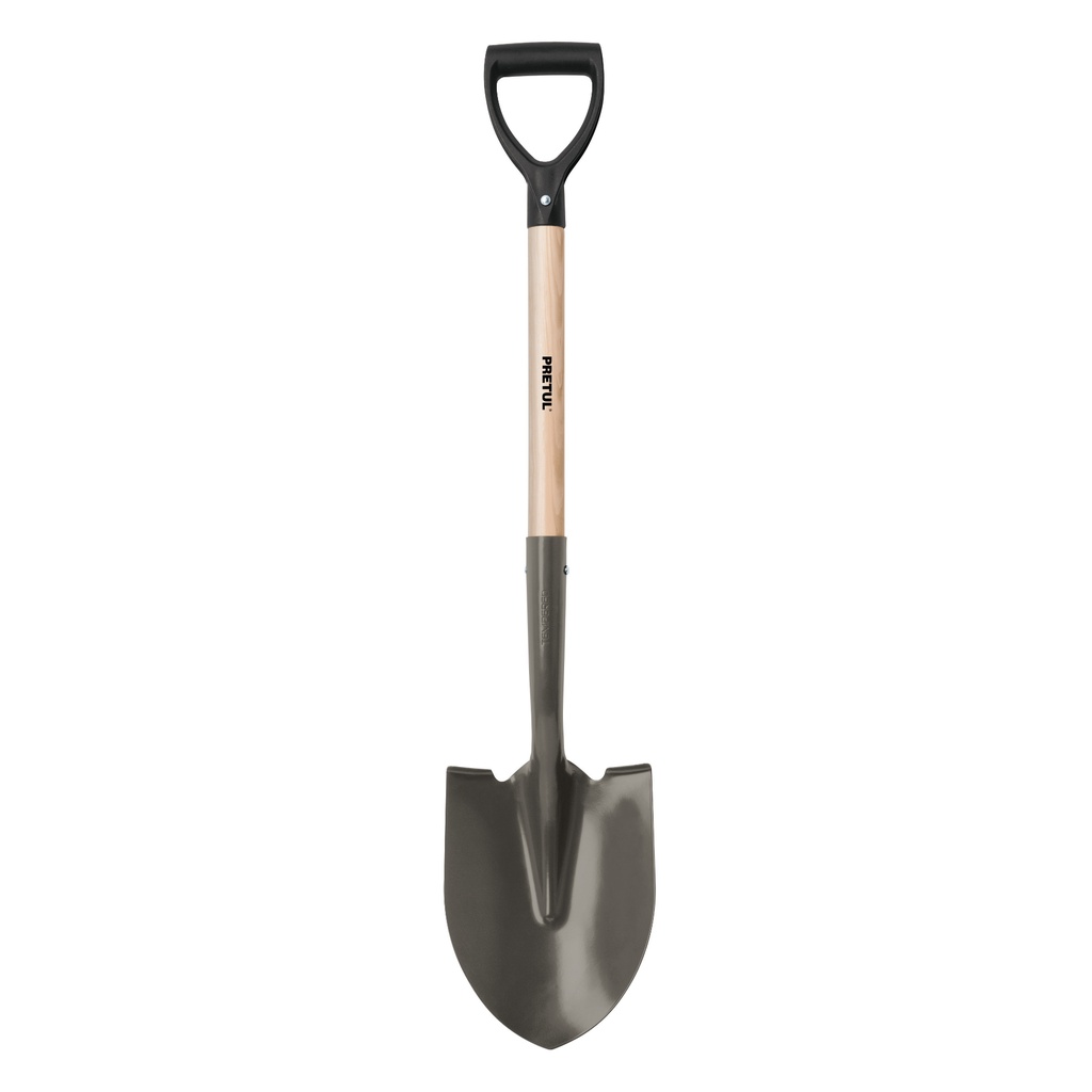 PRD-P | Pala redonda, puño 'D', mango 28-1/2', Pretul