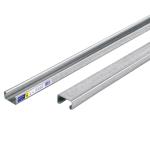 PU-162S | Perfil unicanal sólido de 3 m, 4 x 2 cm, calibre 16, Volteck