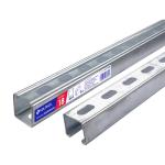 PU-184P | Perfil unicanal perforado de 3 m, 4 x 4 cm, cal. 18, Volteck