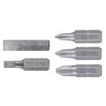 PUDE-1002 | Estuche con 5 puntas de cruz y planas largo 1', Expert