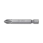 PUDE-1202-50 | Estuche con 50 puntas de cruz PH2 largo 2', Truper Expert