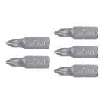 PUDE-2101 | Estuche con 5 puntas pozidriv PZ1 largo 1', Truper Expert