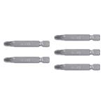 PUDE-2203 | Estuche con 5 puntas pozidriv PZ3 largo 2', Truper Expert