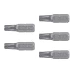 PUDE-5130 | Estuche con 5 puntas torx T30 largo 1', Truper Expert