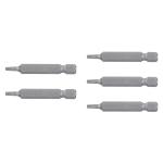 PUDE-5210 | Estuche con 5 puntas torx T10 largo 2', Truper Expert