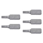 PUDE-6115 | Estuche con 5 puntas torx T15 con seguro largo 1', Expert