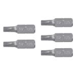 PUDE-6125 | Estuche con 5 puntas torx T25 con seguro largo 1', Expert