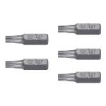 PUDE-6127 | Estuche con 5 puntas torx T27 con seguro largo 1', Expert
