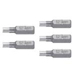 PUDE-7104 | Estuche con 5 puntas hexagonales de 4 mm largo 1', Expert