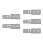 PUDE-7105 | Estuche con 5 puntas hexagonales de 5 mm largo 1', Expert