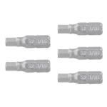 PUDE-7118 | Estuche con 5 puntas hexagonales de 3/16mm largo 1', Expert