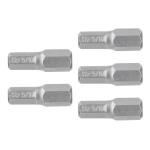 PUDE-7131 | Estuche con 5 puntas hexagonales de 5/16mm largo 1', Expert