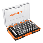 PUN-61 | Juego de 61 puntas mixtas largo 1' en estuche plástico