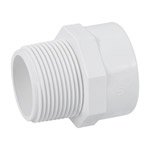PVC-614 | Adaptador macho de PVC de 1-1/4', Foset