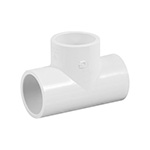 PVC-762 | Tee sencilla de PVC 3/4', Foset