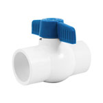 PVC-ES-1-1/4 | Válvula de esfera de PVC 1 1/4' para cementar, Foset