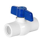 PVC-ES-1/2R | Válvula esfera de PVC 1/2' roscable, Foset