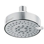 R-202S | Regadera cromo 4'con 5 funciones, sin brazo, Foset Element