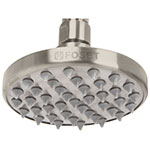 R-204SN | Regadera satín 4' plato redondo, sin brazo, Foset Element