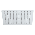 R-308S | Regadera cromo 8' plato cuadrado delgado sin brazo, Riviera
