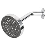 R-402 | Regadera redonda 4-1/4' brazo y chapetón de acero, Basic