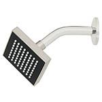 R-403N | Regadera cuadrada ABS 4' acabado satín con brazo, Foset