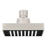 R-403SN | Regadera cuadrada ABS 4' acabado satín sin brazo, Foset